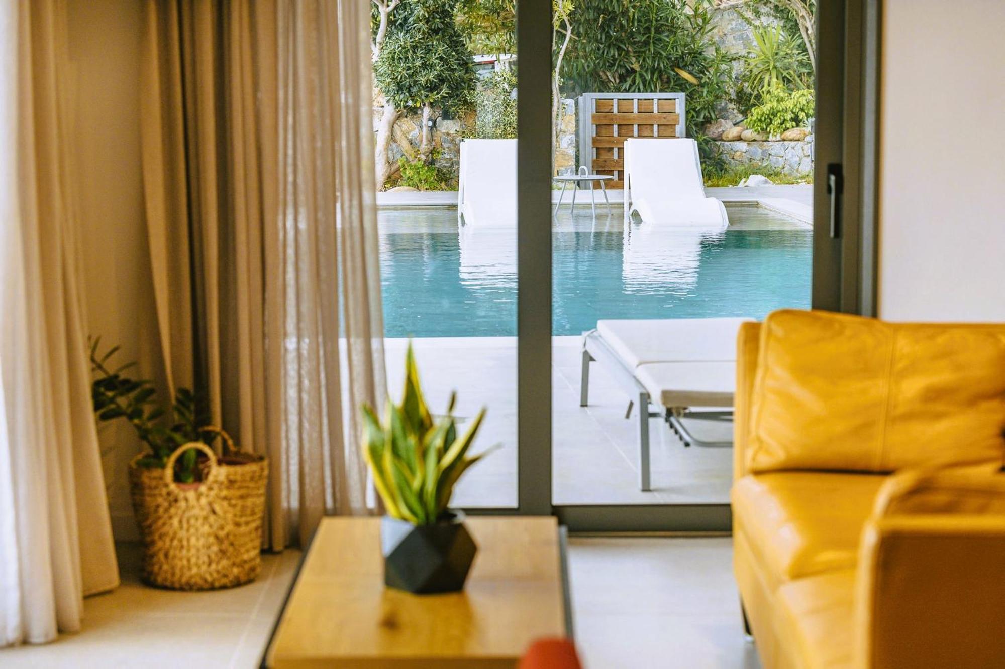 Anemos Luxury Villas Rodhákinon Ngoại thất bức ảnh